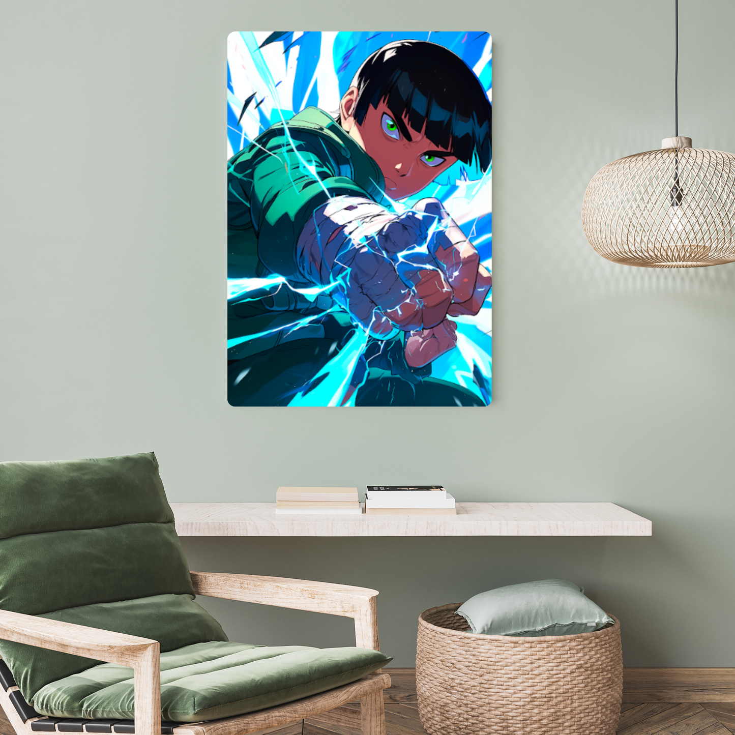 Rock Lee Metal Poster