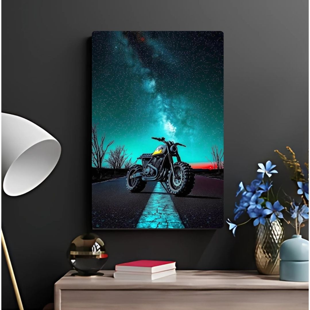 Midnight Rider Metal Poster