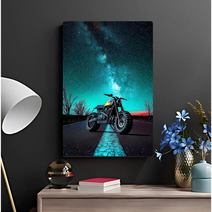Midnight Rider Metal Poster