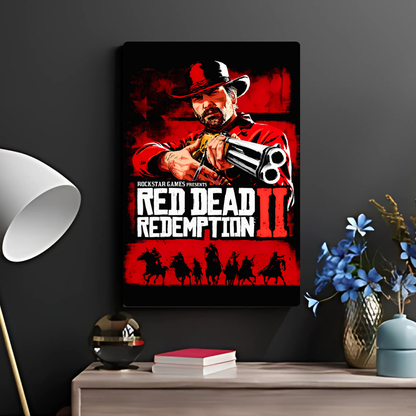 Red Dead II Metal Poster