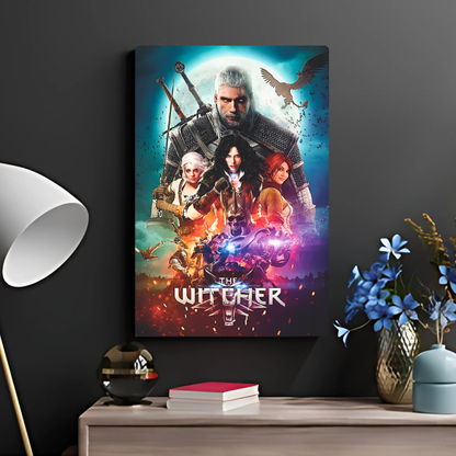 The Witcher Metal Poster