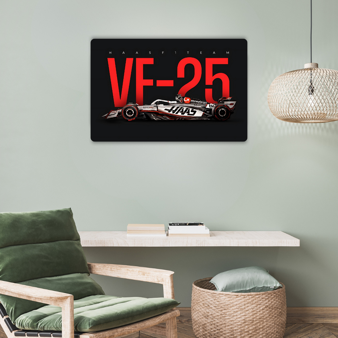 Haas VF-25 Metal Poster