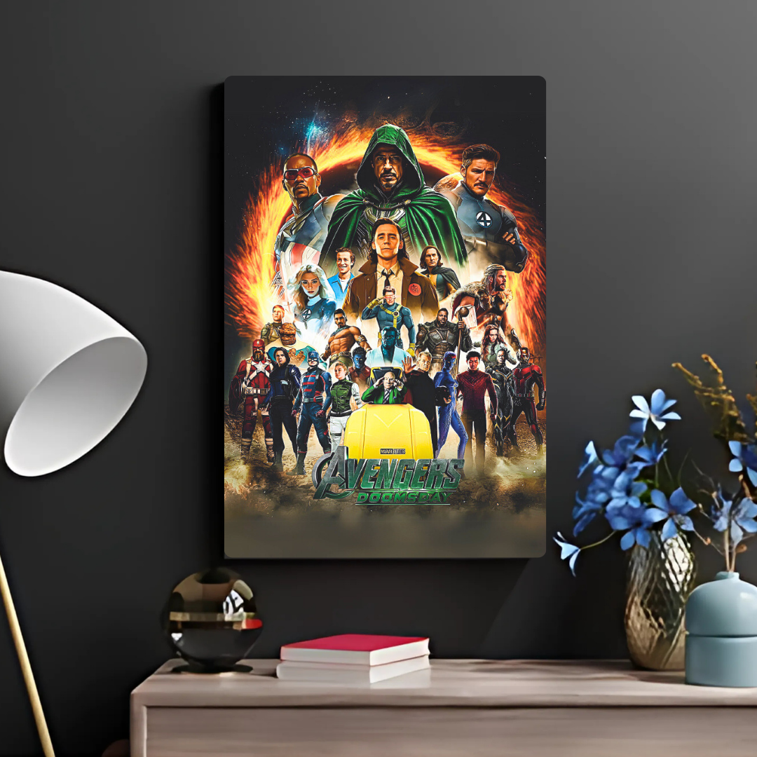 Avengers Doomsday Metal Poster