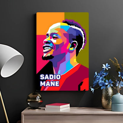 Sadio Mane Metal Poster