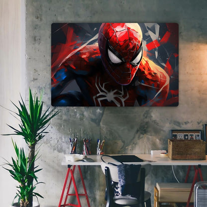 Spiderman's Action Metal Poster