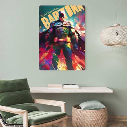 Batman Comic Metal Poster