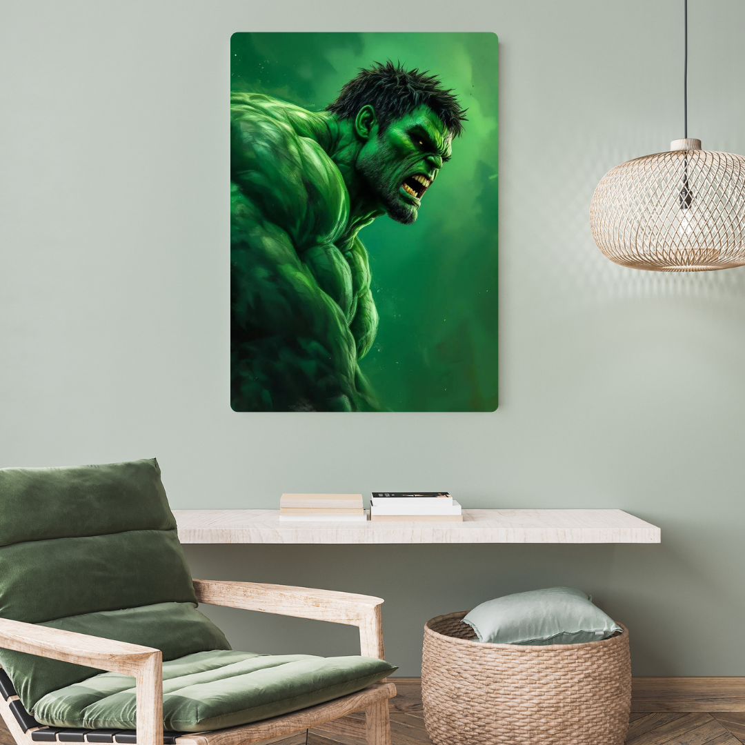 Hulk Metal Poster