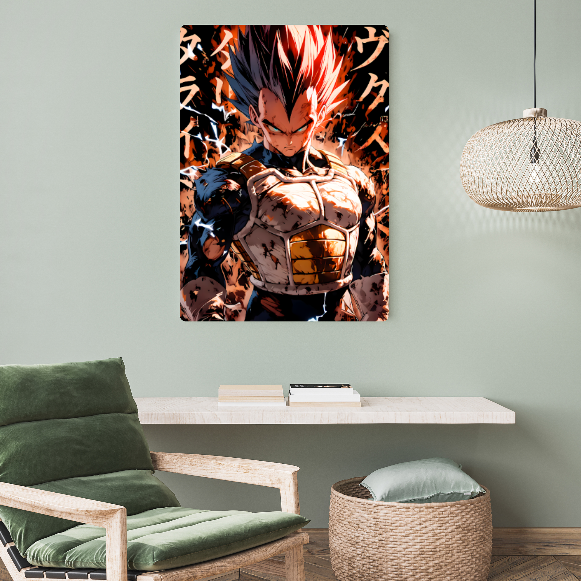 Prince Vegeta Metal Poster