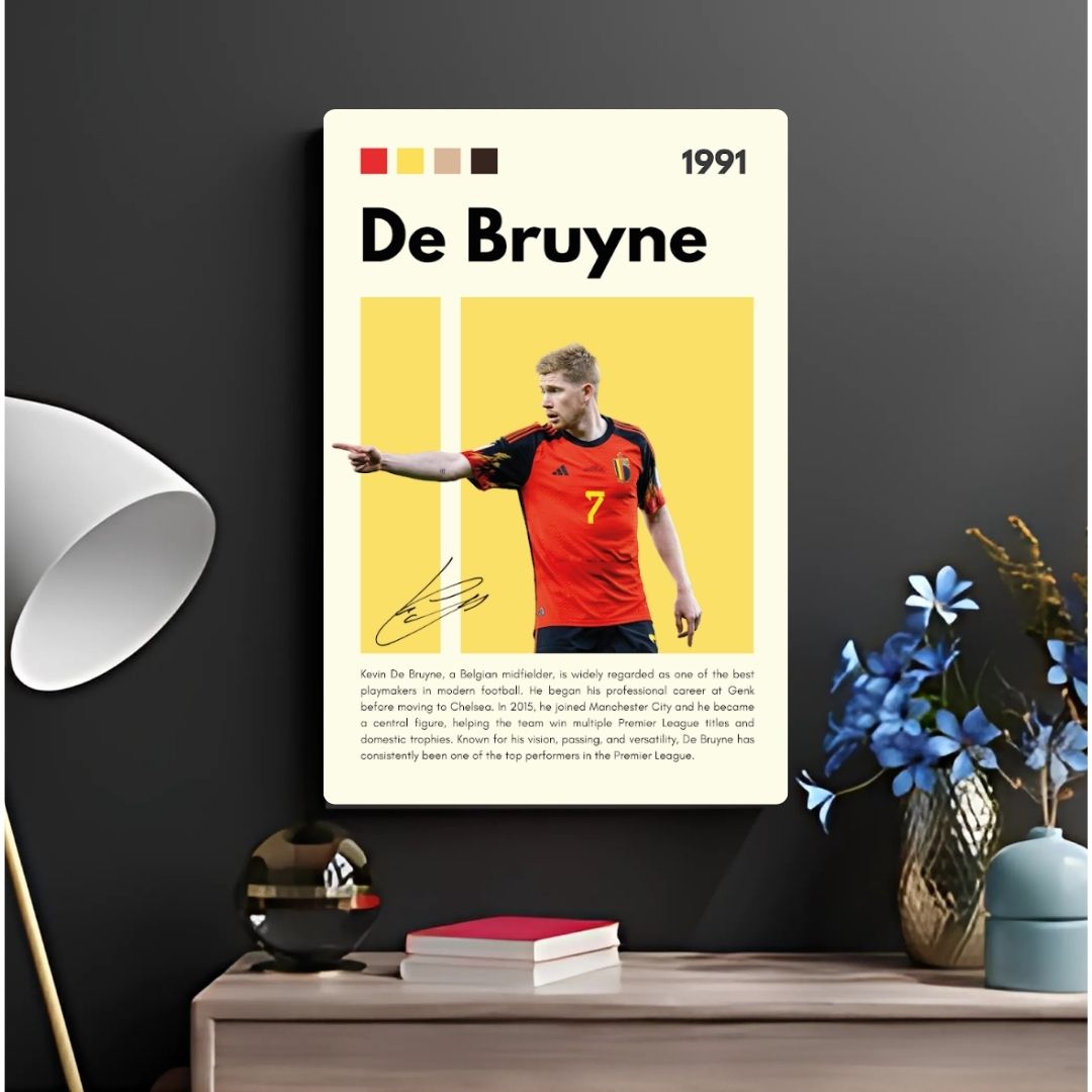 Kevin De Bruyne Metal Poster
