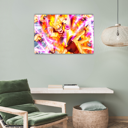 Dynamic Naruto Uzumaki Metal Poster