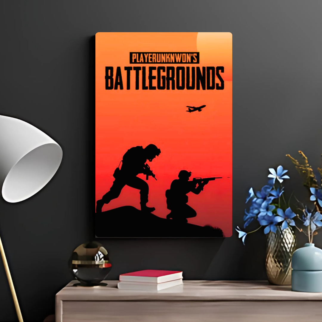 PUBG: Battlegrounds Metal Poster