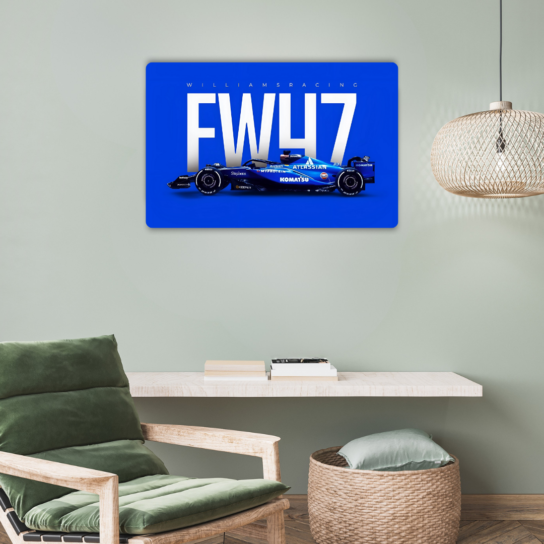 Williams FW47 Metal Poster