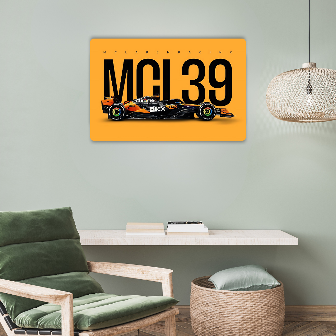 McLaren MCL38 Metal Poster