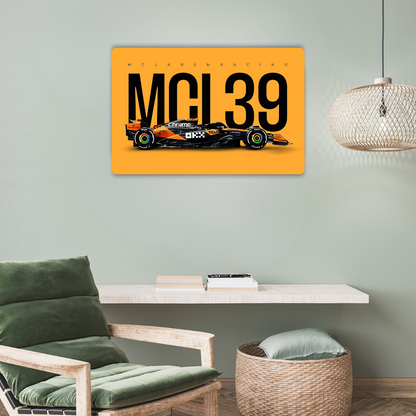 McLaren MCL38 Metal Poster