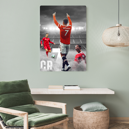 Cristiano Ronaldo - CR7 Metal Poster
