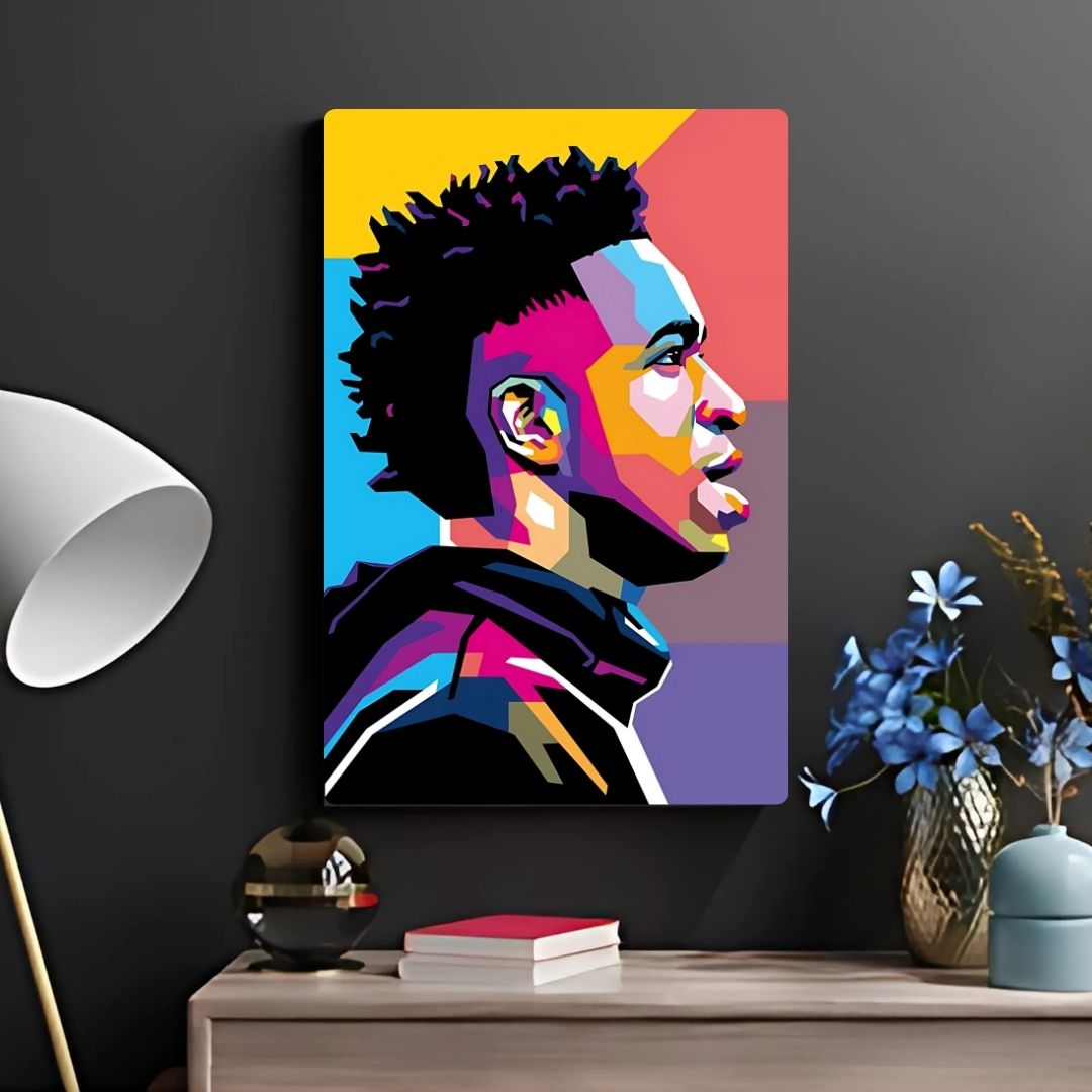 Vini Jr. Metal Poster