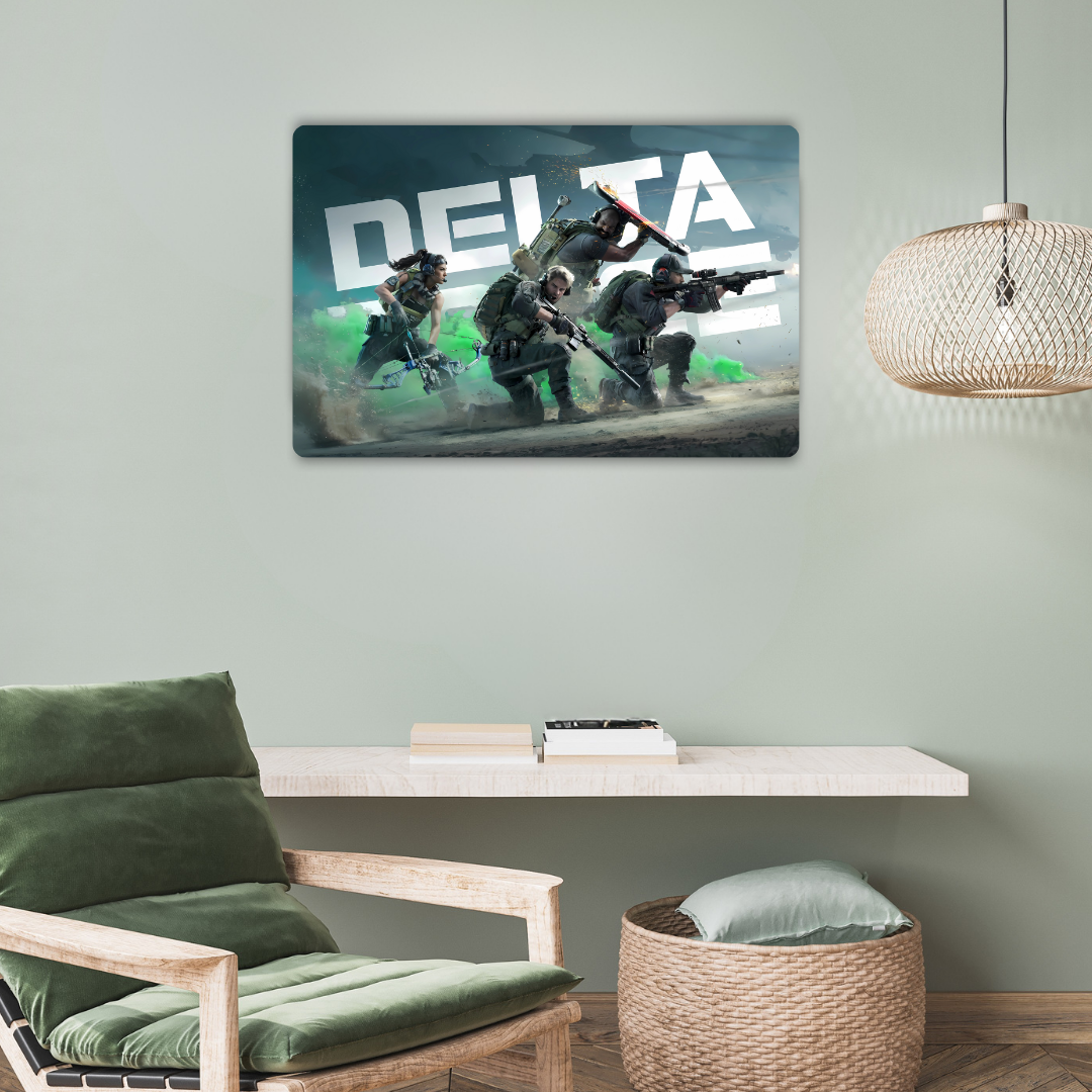 Delta Force Hawk Metal Poster