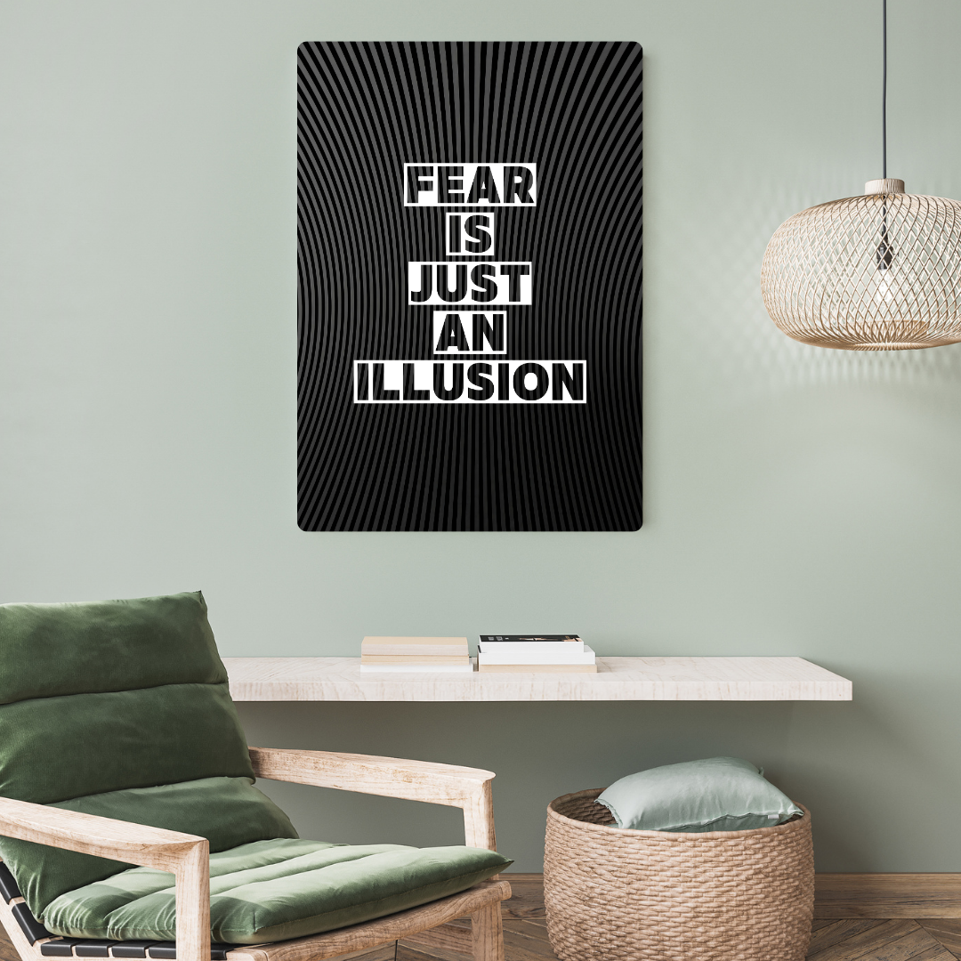 Illusion Metal Poster