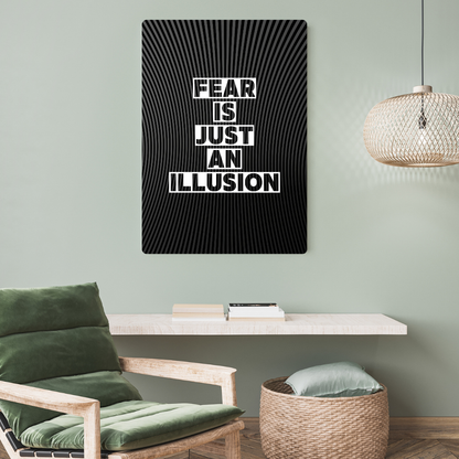 Illusion Metal Poster