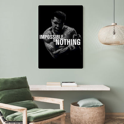 Impossible is Nothing Metal Poster