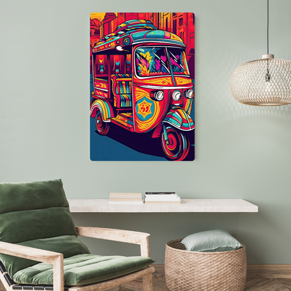 Rikshaw Art Metal Poster