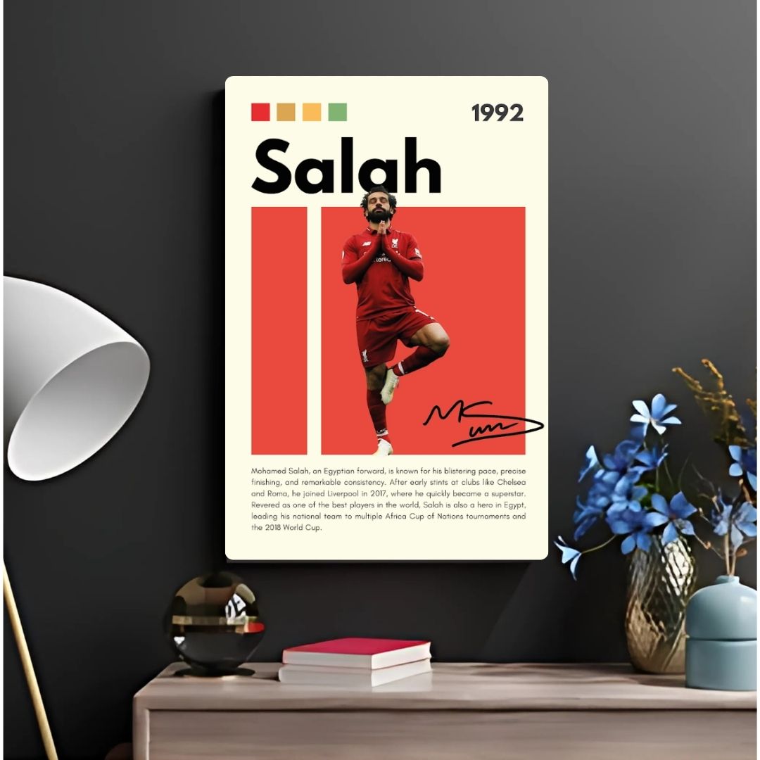 Salah Metal Poster