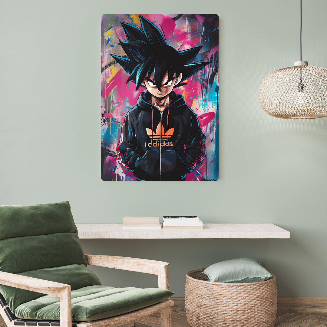 Goku Metal Poster