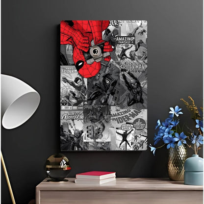 Spider-Verse Collage Metal Poster