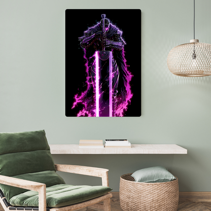 Guts Neon Metal Poster