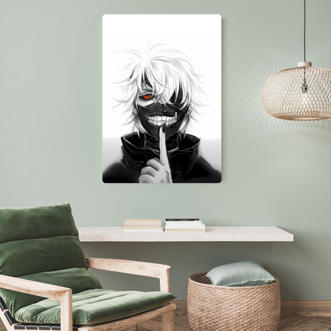 Ken Kaneki - Tokyo Ghoul Metal Poster