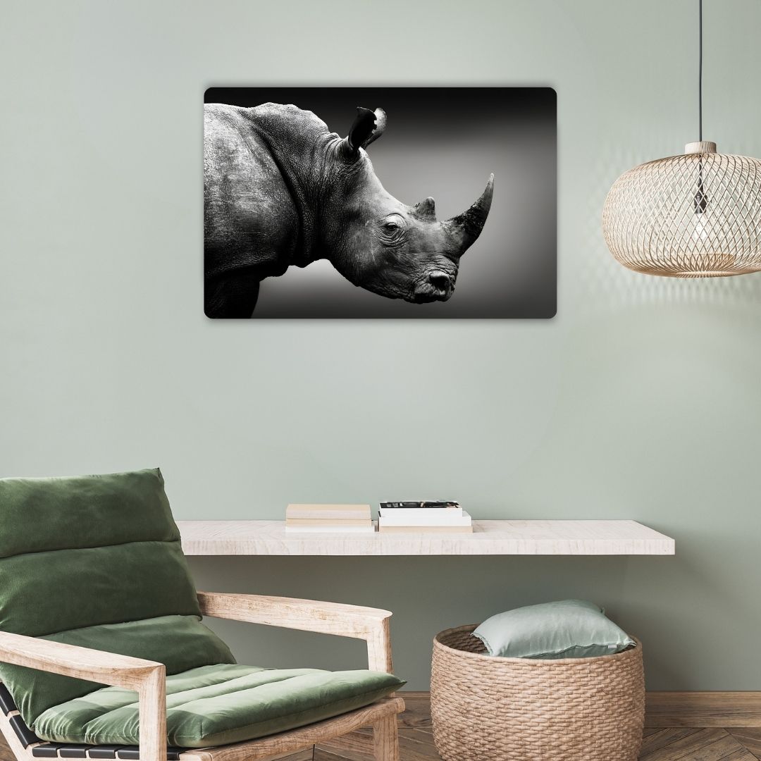 Rhino Metal Poster