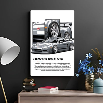Honda NSX NA1 Metal Poster