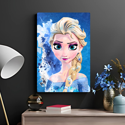 Elsa Portrait Metal Poster