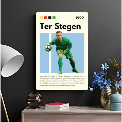 Marc-André ter Stegen Metal Poster
