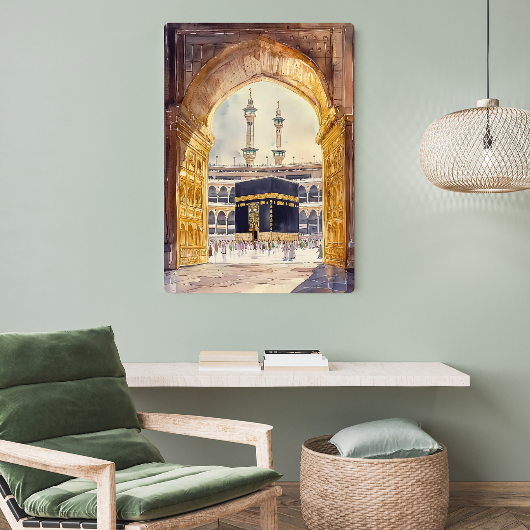 Holy Kaaba Metal Poster
