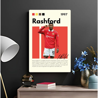 Marcus Rashford Metal Poster