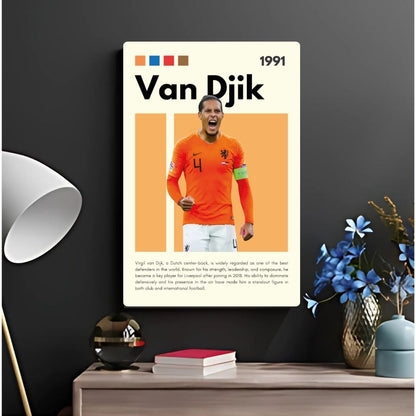 Van Dijk Metal Poster