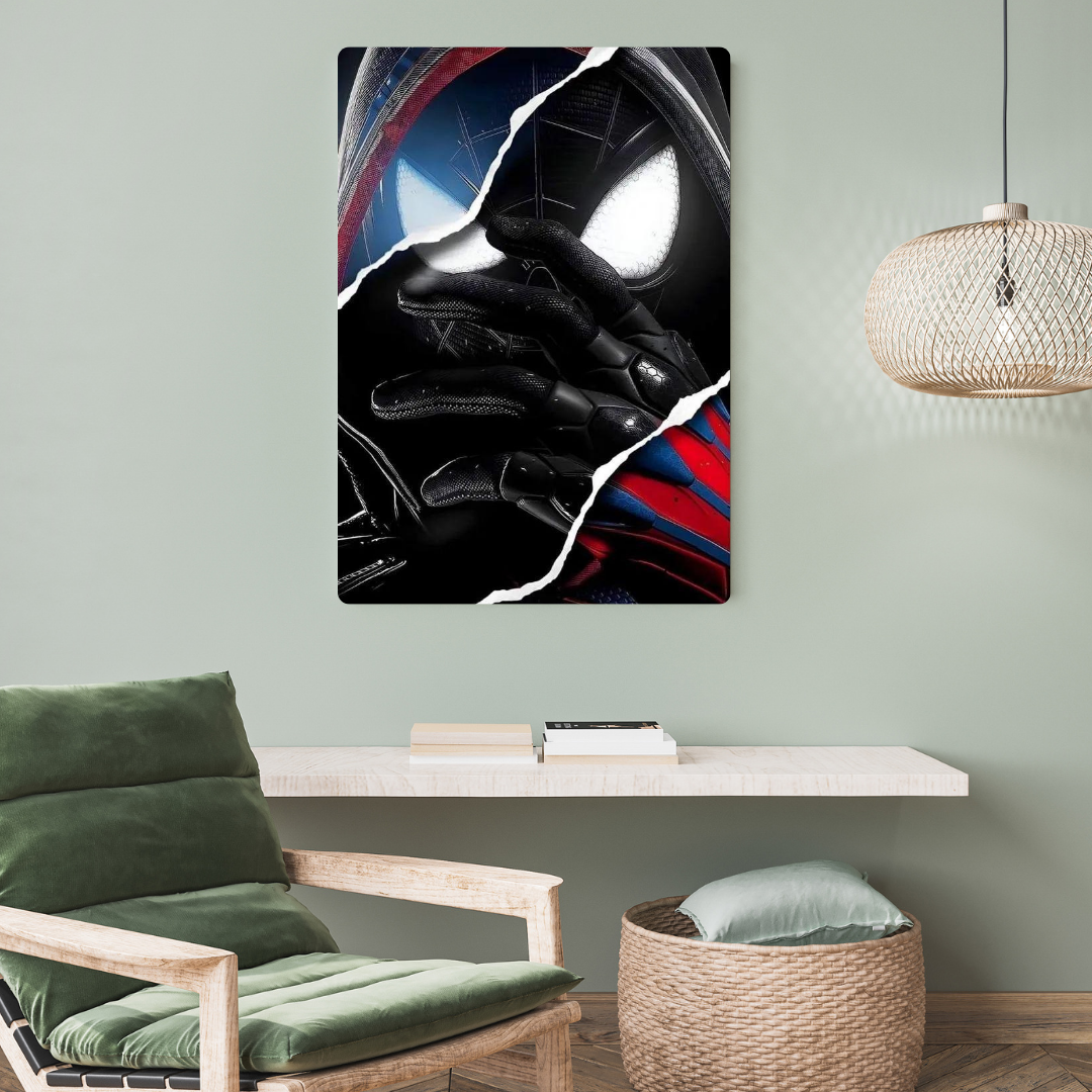 Masked Duality Metal Poster