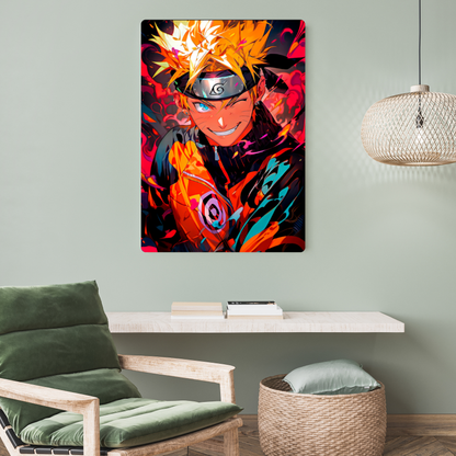 Naruto Uzumaki Metal Poster