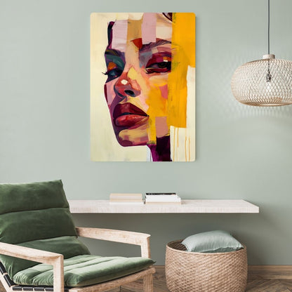 Fragmented Beauty Metal Poster