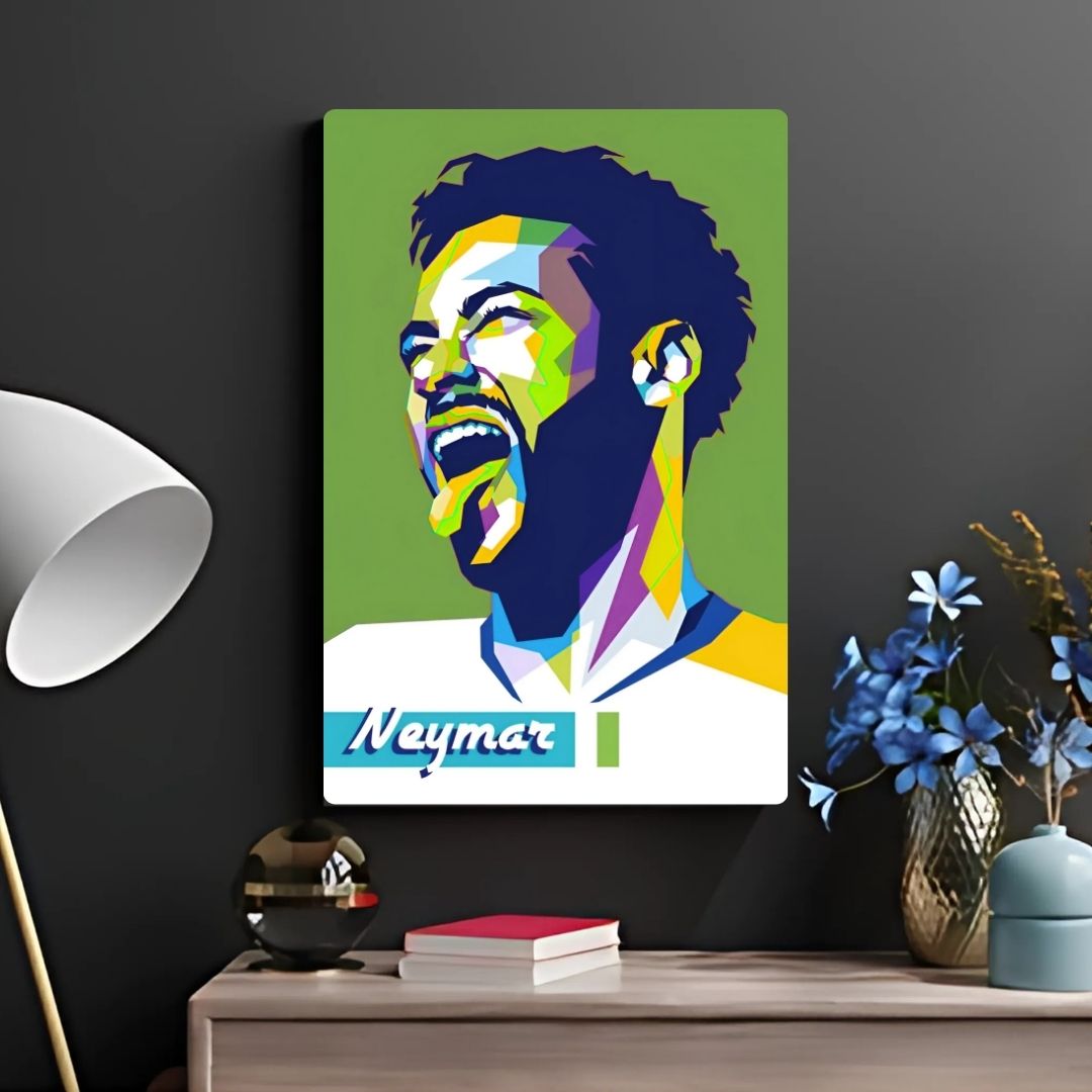 Neymar's Roar Metal Poster