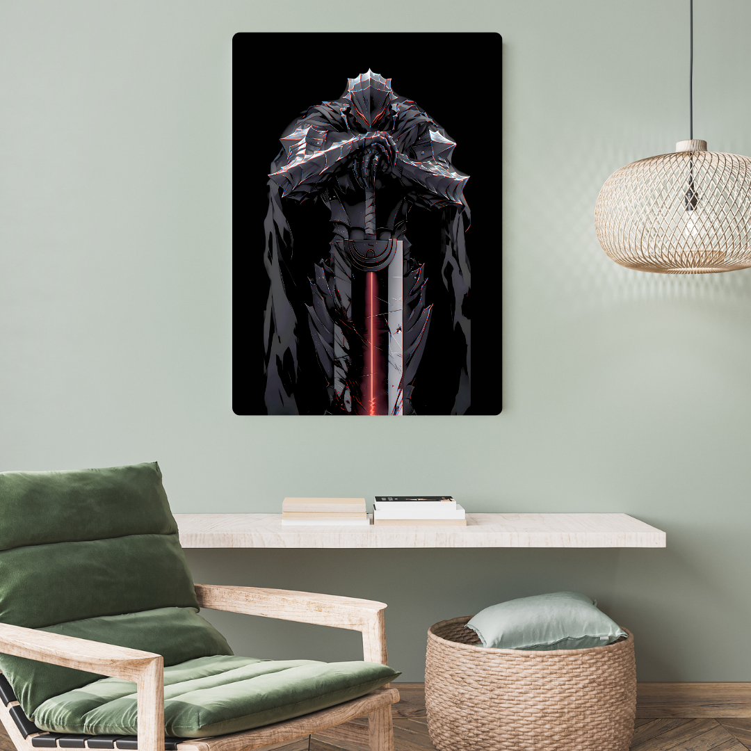 Guts Black Swordsman Metal Poster