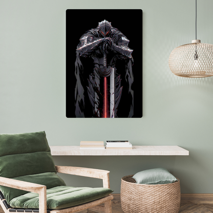 Guts Black Swordsman Metal Poster