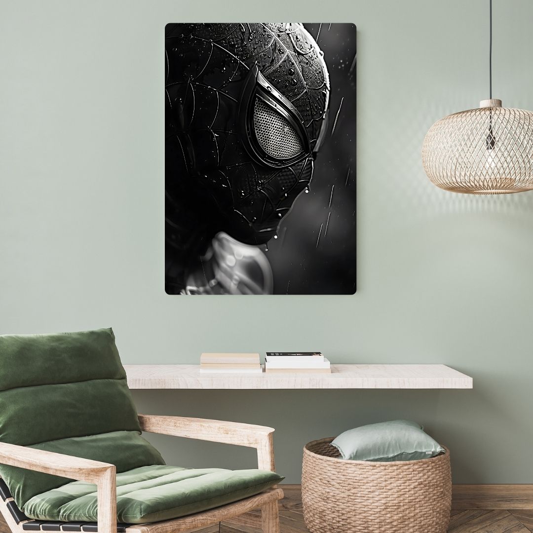 Spider-Man in the Dark Metal Poster