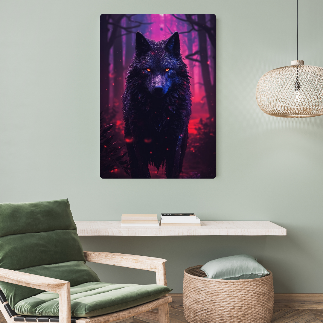 Midnight Howl Metal Poster