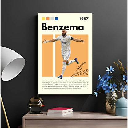 Benzema Metal Poster