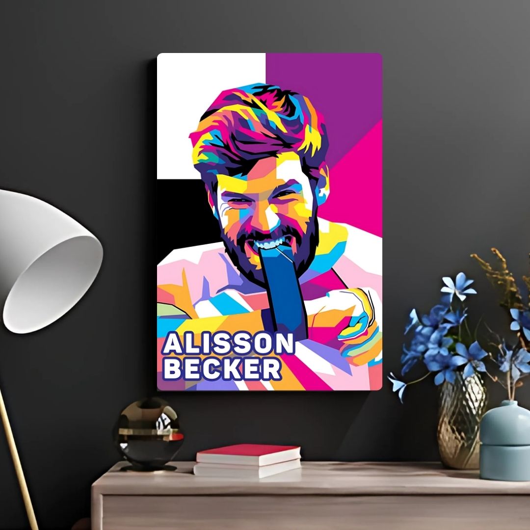 Alisson Becker Metal Poster