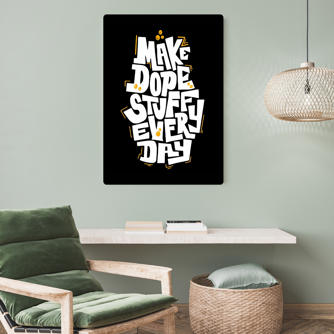 Designer Motivation Metal Poster