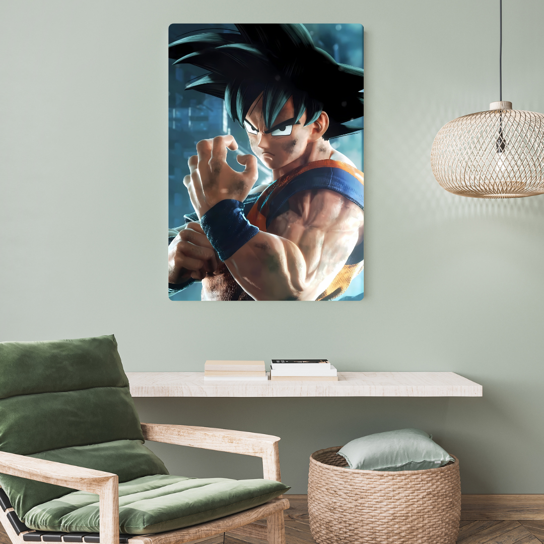 Goku Unbreakable Metal Poster