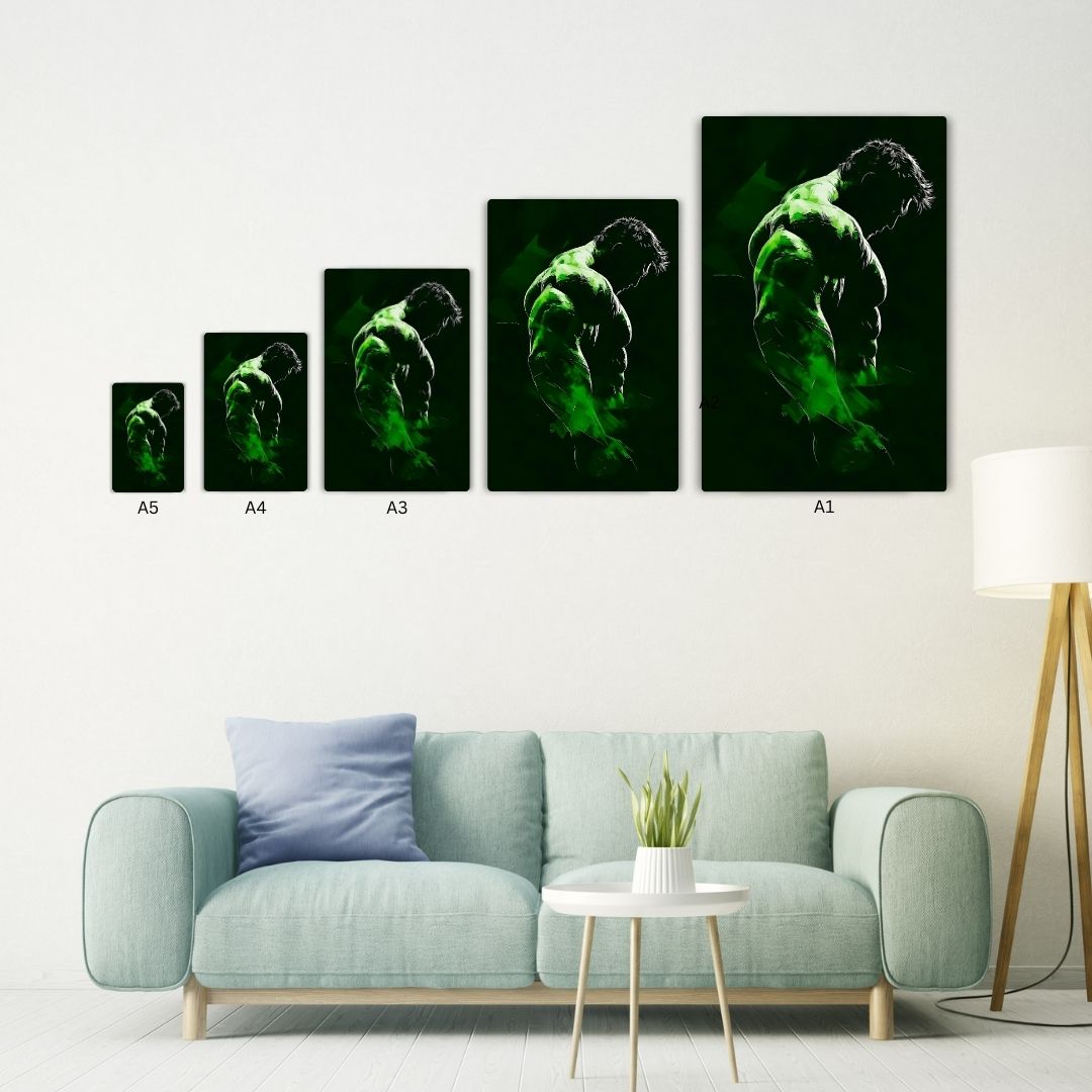 Hulk - Green Rage Metal Poster